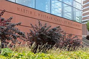 Martin J. Whitman School of Management building exterior